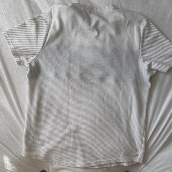 Guess Men’s White and Black Short Sleeve Tee XL - Picture 7 of 7